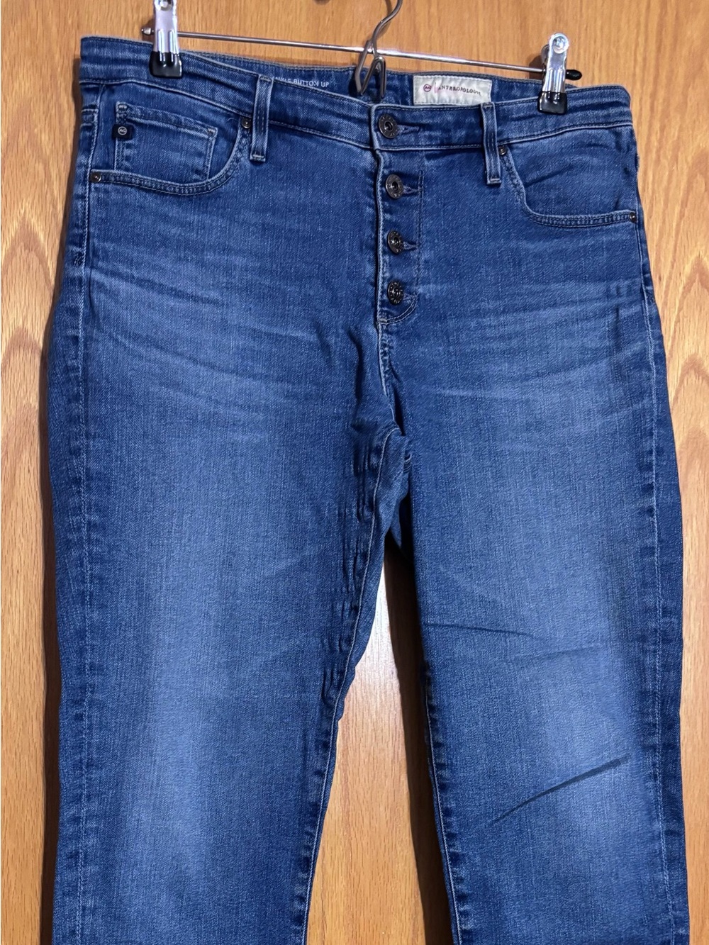 Anthropologie Stevie Ankle Button Up Jeans